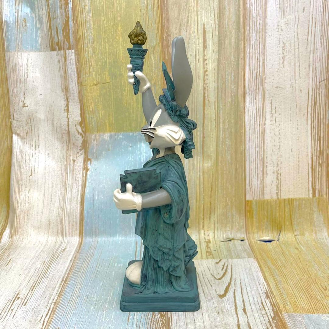 希少★ワーナーブラザーズ バックスバニー 自由の女神像 フィギュア スタチュー