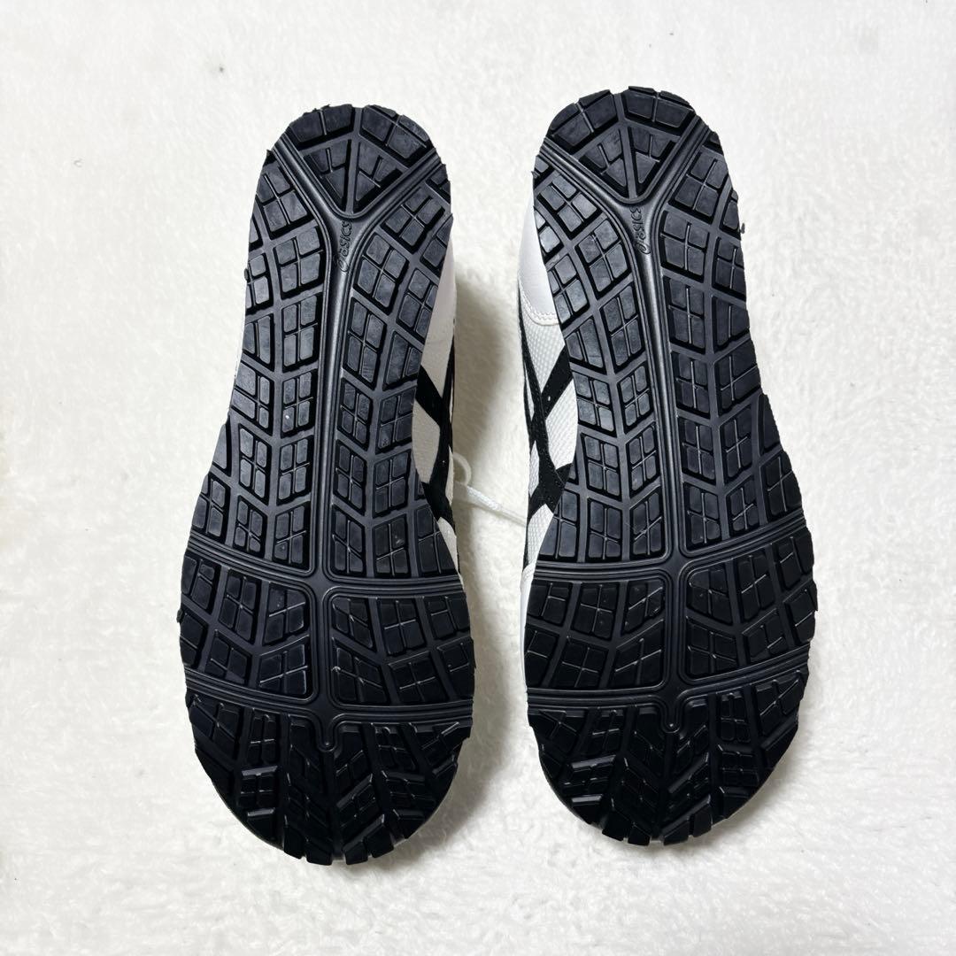 ASICS アシックス　安全靴　ウィンジョブ CP201 白　黒　 24.5cm
