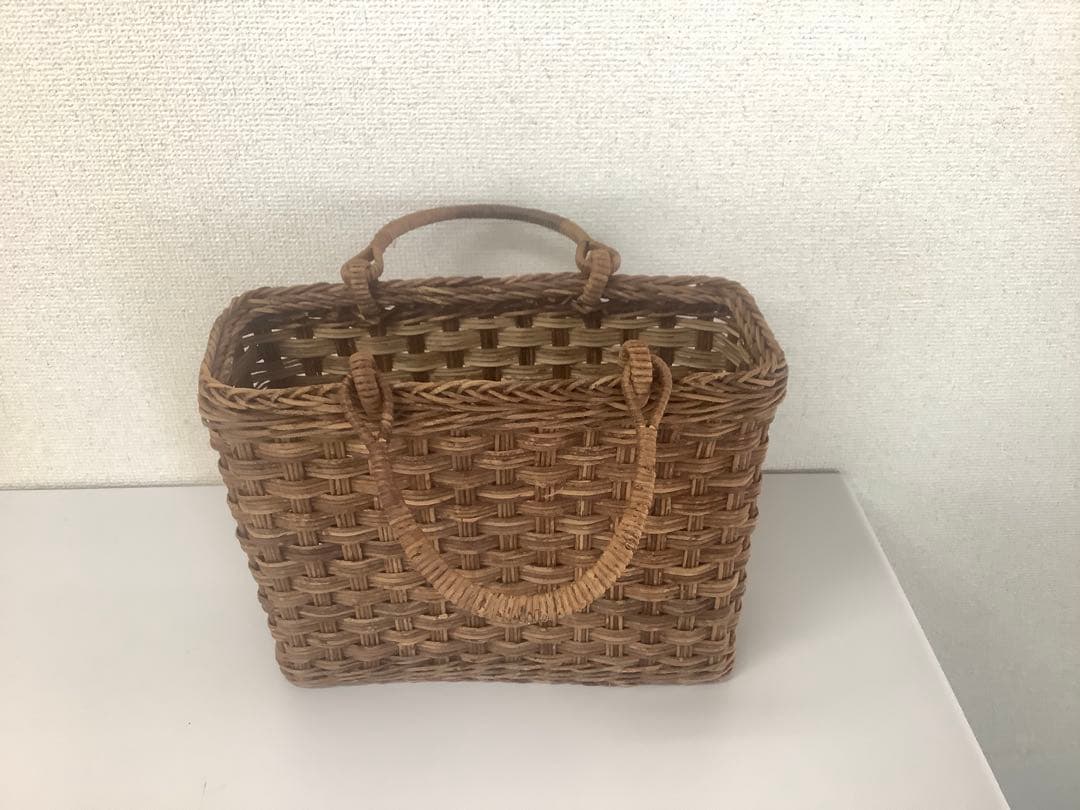 あけび籠 伝統工芸品 職人手作り 手提げ籠