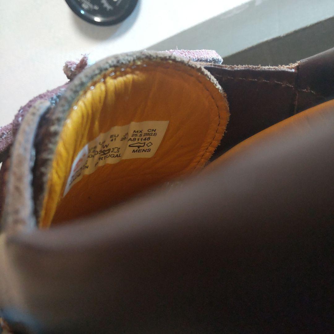 【ケア済】Timberland 3eye ブラウン 25.5cm