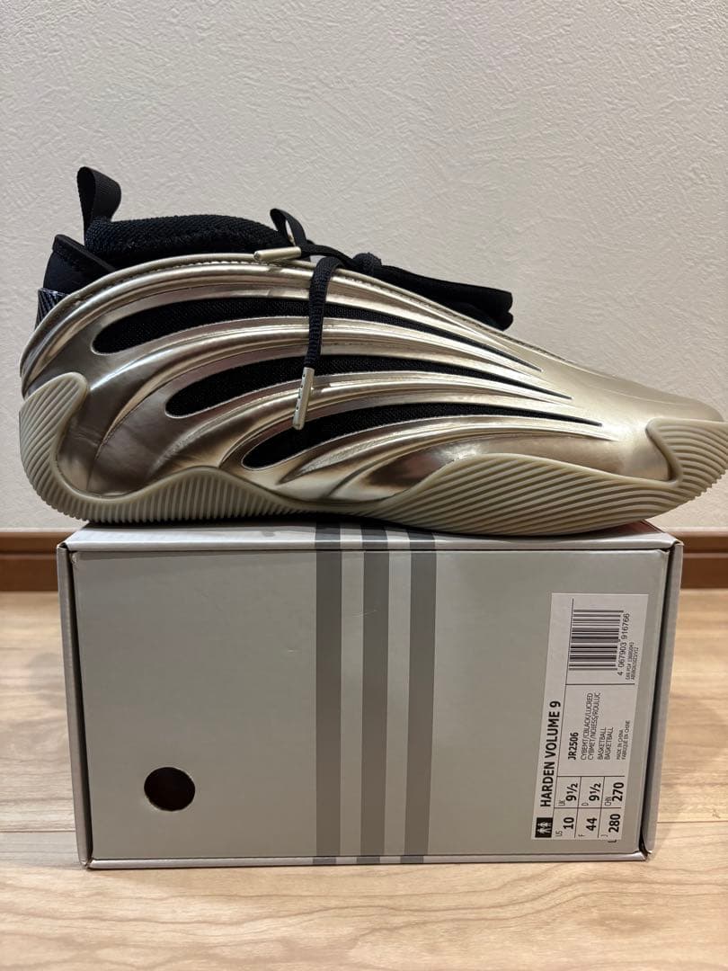 アディダス　ハーデン9 28センチゴールド/ブラック シューズ Adidas Harden Volume 9 スニーカー | ゴールドトーン | FARFETCH JP