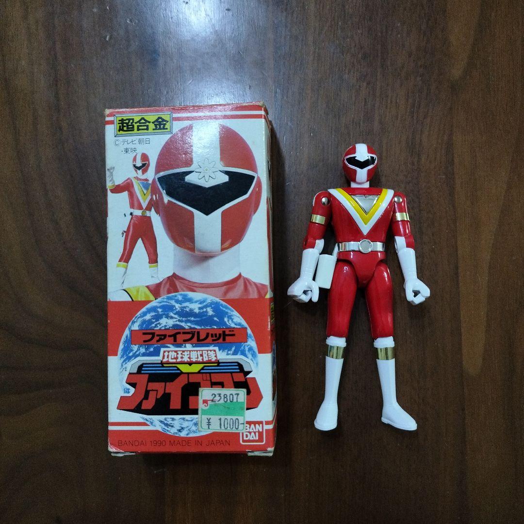 バンダイ 地球戦隊ファイブマン ファイブレッド 超合金 - メルカリ