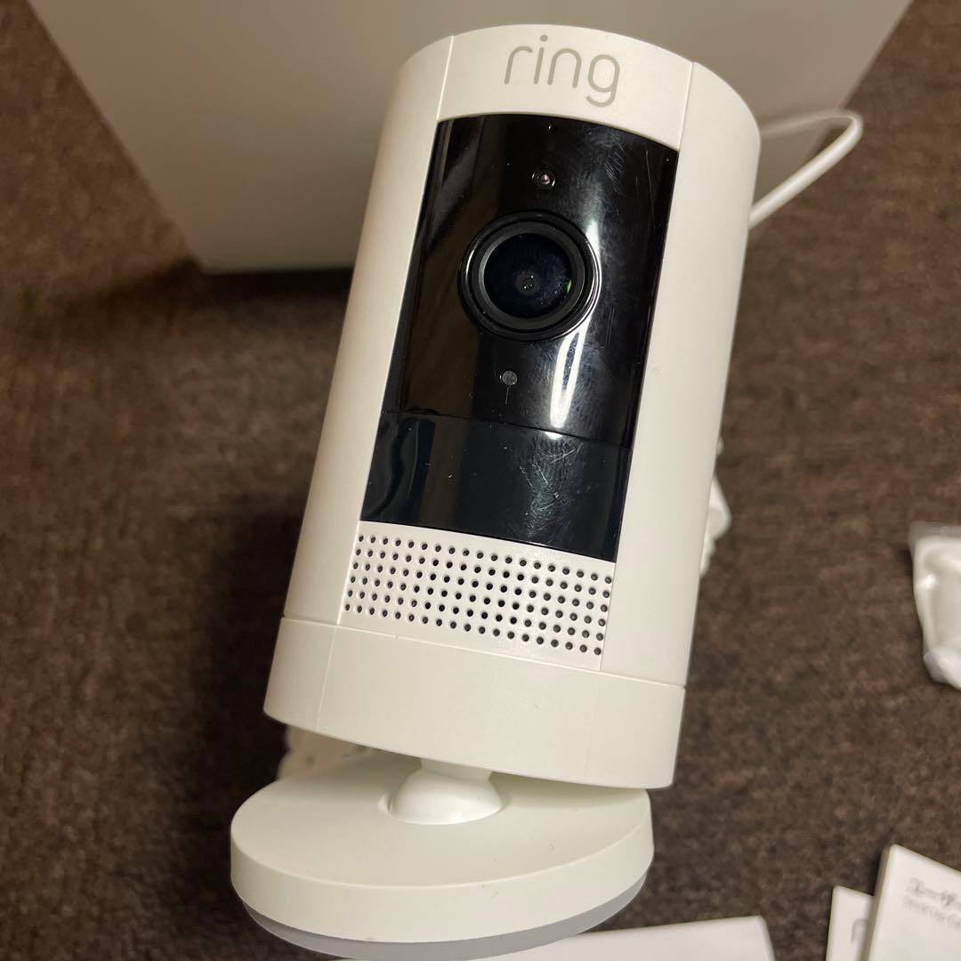 Ring 屋外用センサーライト付セキュリティカメラ+バッテリー+ソーラー