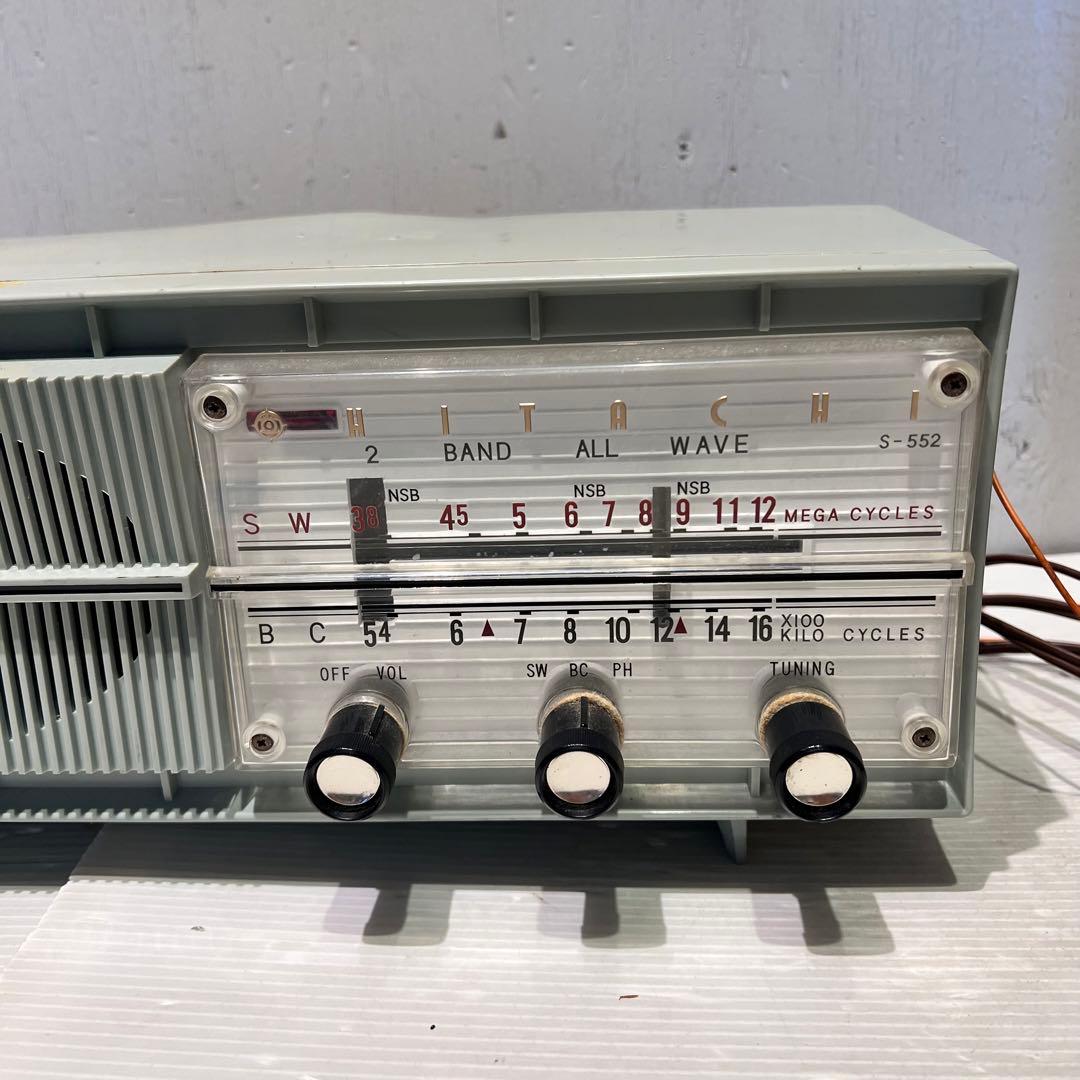 可動品 希少 日立 HITACHI 真空管ラジオ S-552 AM/SW - メルカリ
