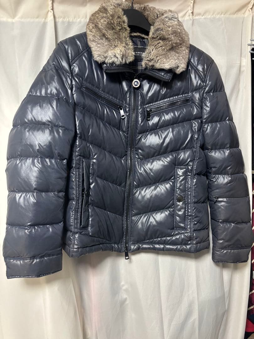 BURBERRY BLACK LABEL ファー付きダウン 楽天市場】BURBERRY BLACKLABEL バーバリーブラックレーベル/ラクーン