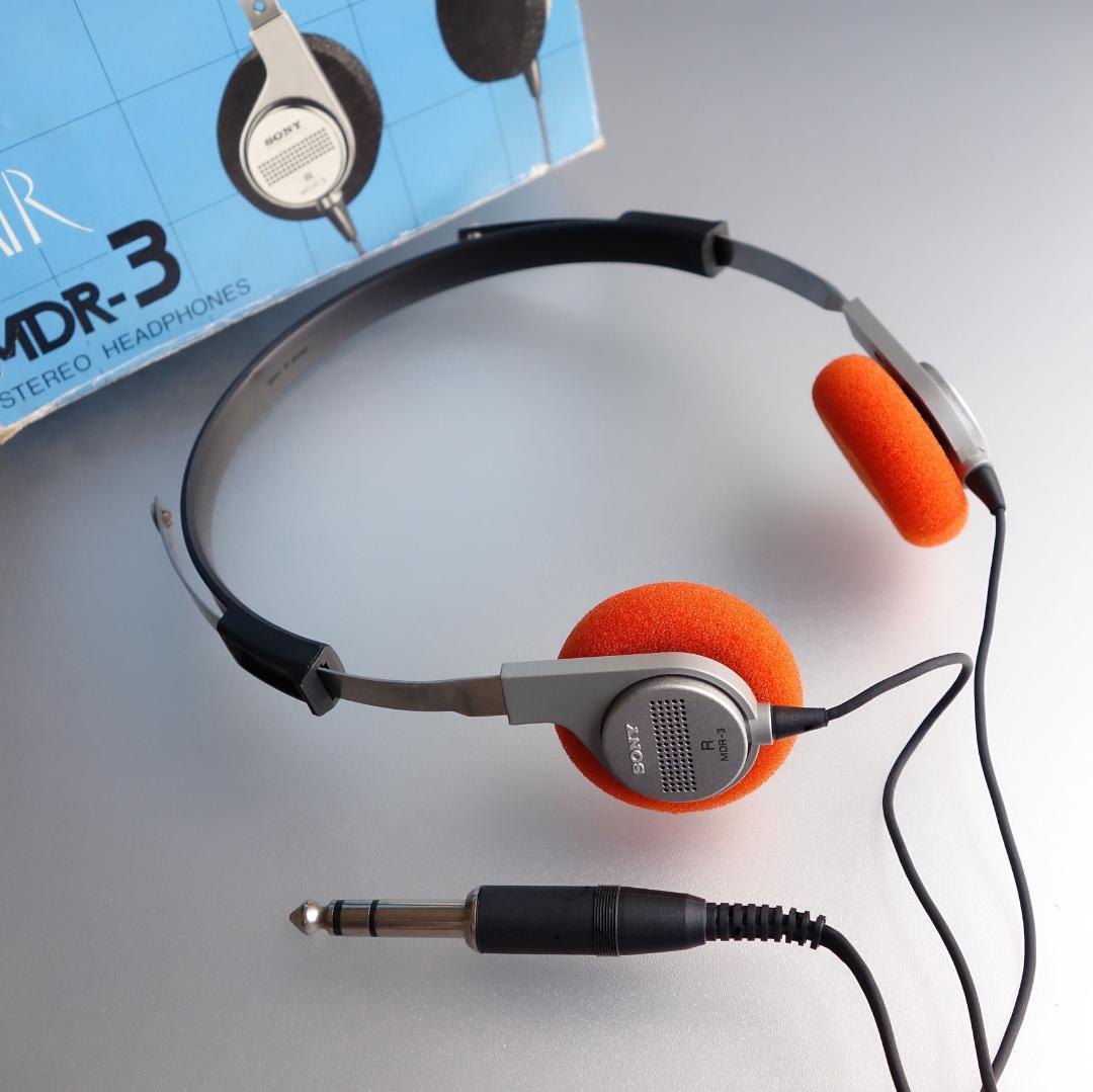 【音出し確認済】MDR-3 高音質 ソニー ヘッドホン レトロヴィンテージ SONY - 【音出し確認済】MDR-3 高音質 ソニー ヘッドホン レトロ