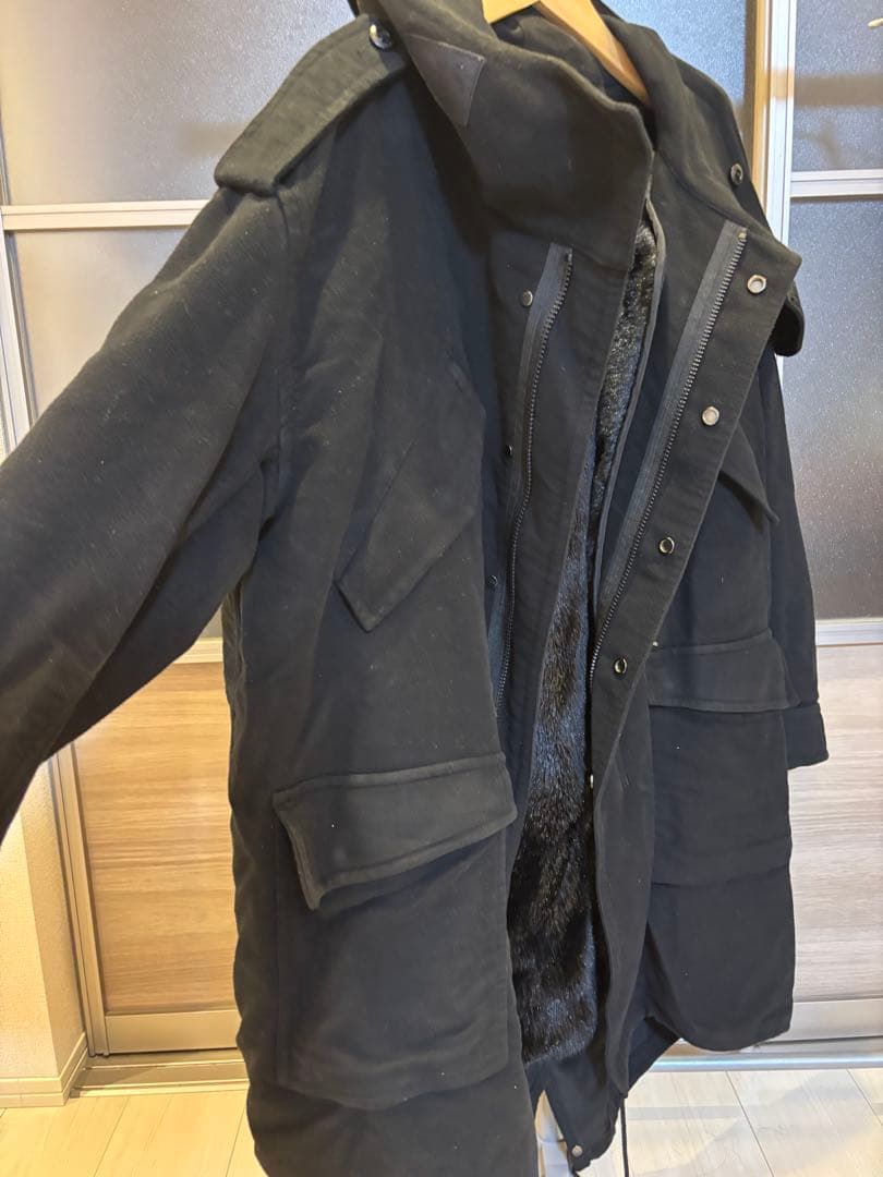 JOHN LAWRENCE SULLIVAN モッズコート 黒