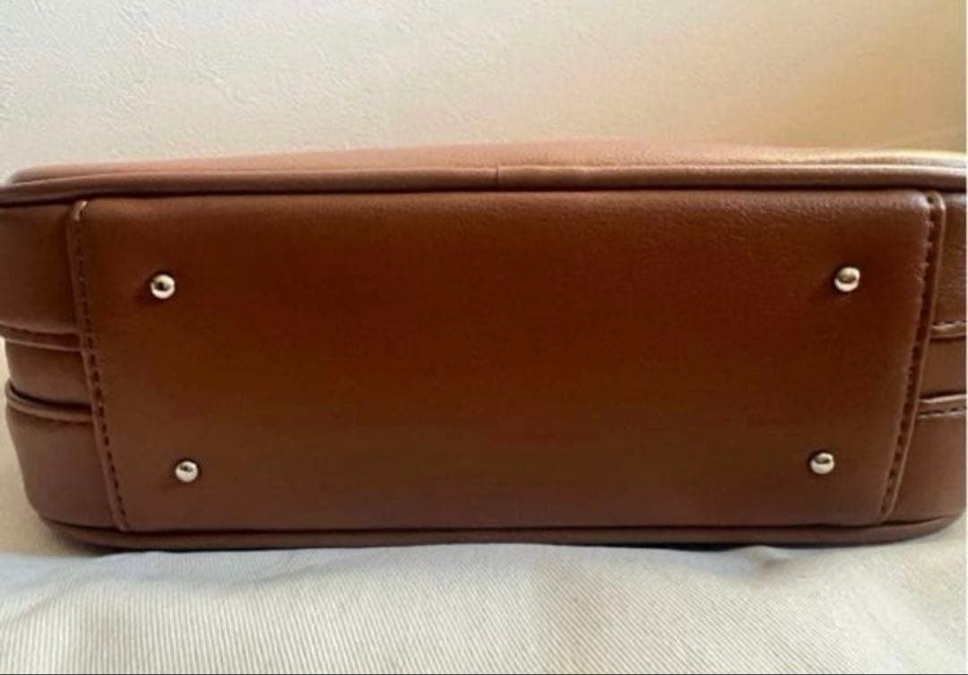 vasic amber mini mini ブラウン系ハンドバッグ美品雑誌掲載品 - メルカリ