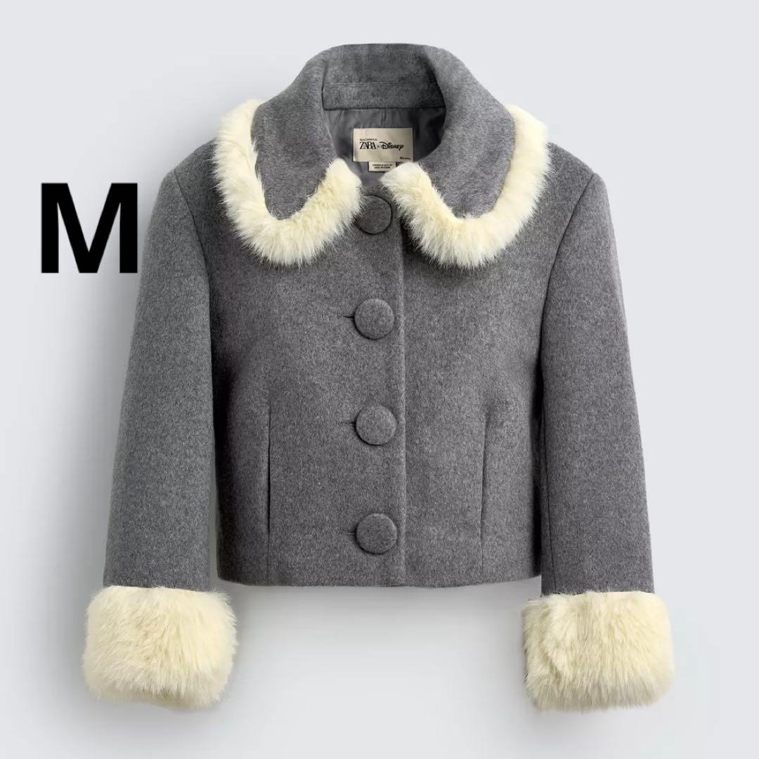 ZARA×Disney×ハリーランバート】コントラストフェイクファージャケット