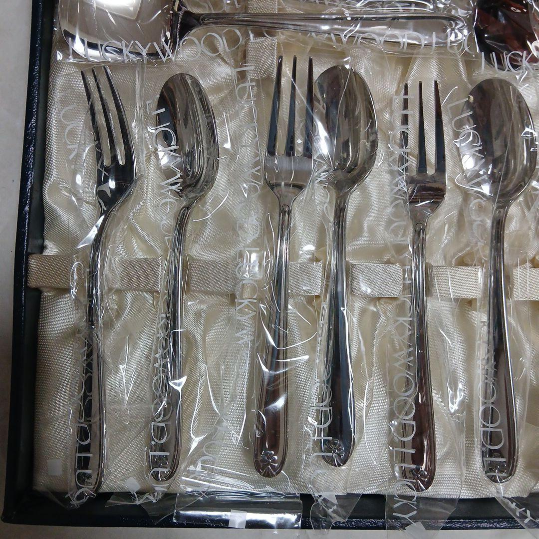 年末値下げ LUCKYWOOD ラッキーウッド 18-10 カトラリーセット - メルカリ