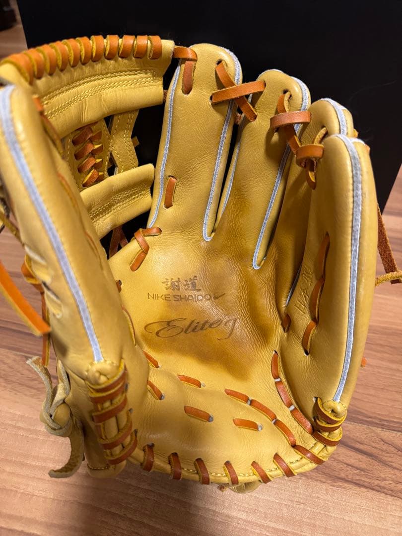 キャメル】ナイキ 硬式グローブ 内野手用 SHADO ELITE 謝道 - メルカリ