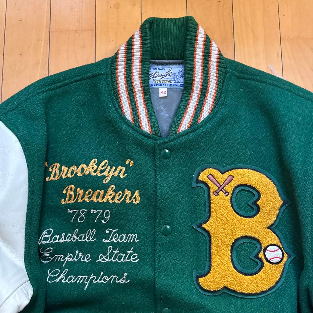 美品】WHITESVILLE スタジャン セミデコ 美品 42 - メルカリ