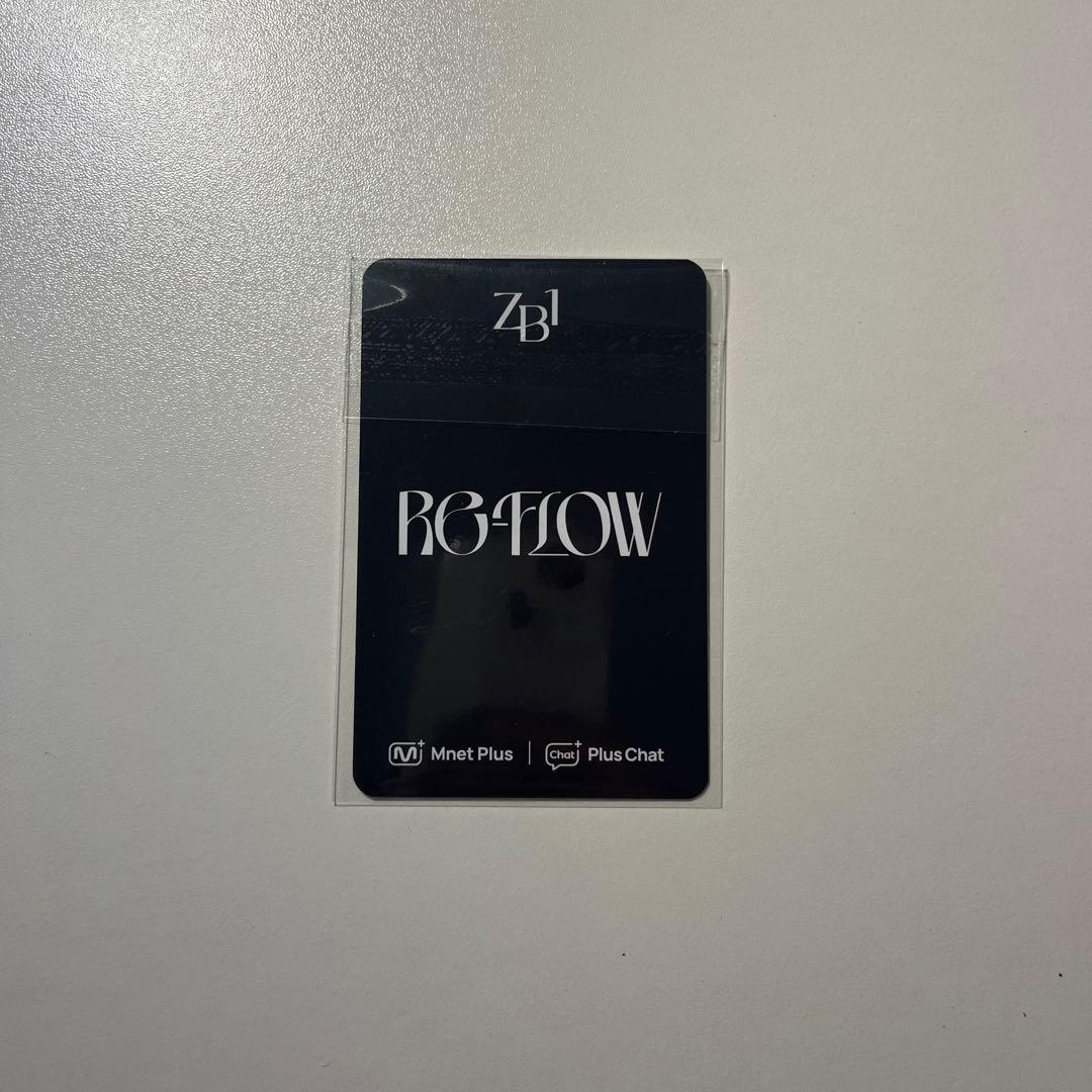 ZB1 キムジウン タレントカード RE-FLOW plus chat特典 - メルカリ