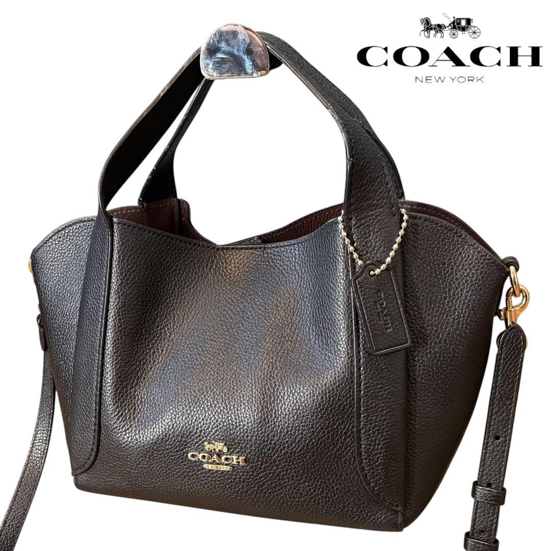 ✳︎美品✳︎コーチ ショルダーバッグ 2way ハドリー ホーボー シボ革 ブラック COACH（コーチ） ショルダーバッグ 78800 レディース ハドリー