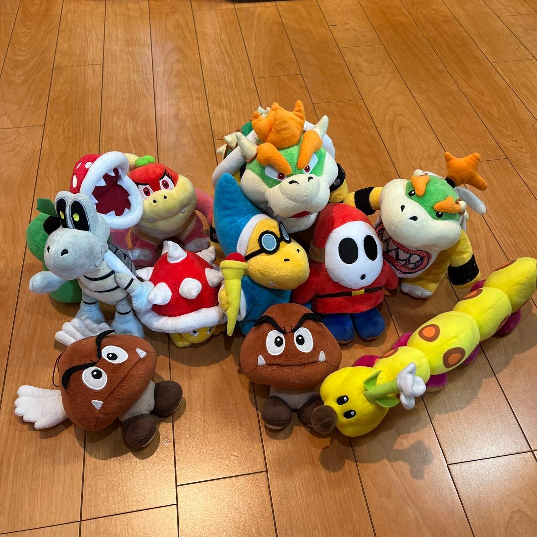 スーパーマリオ ぬいぐるみまとめ売り23個セット - メルカリ