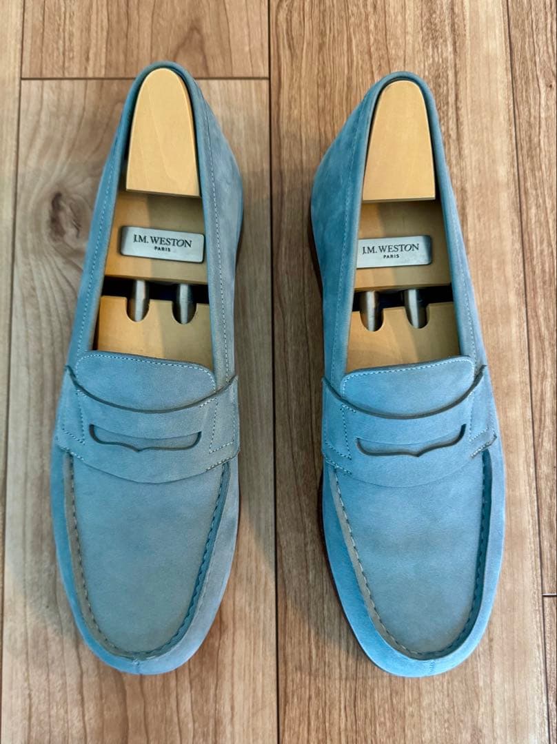 J.M. WESTON ル・モック ブルーヌバック 7.5Ｄ　純正ツリー付き