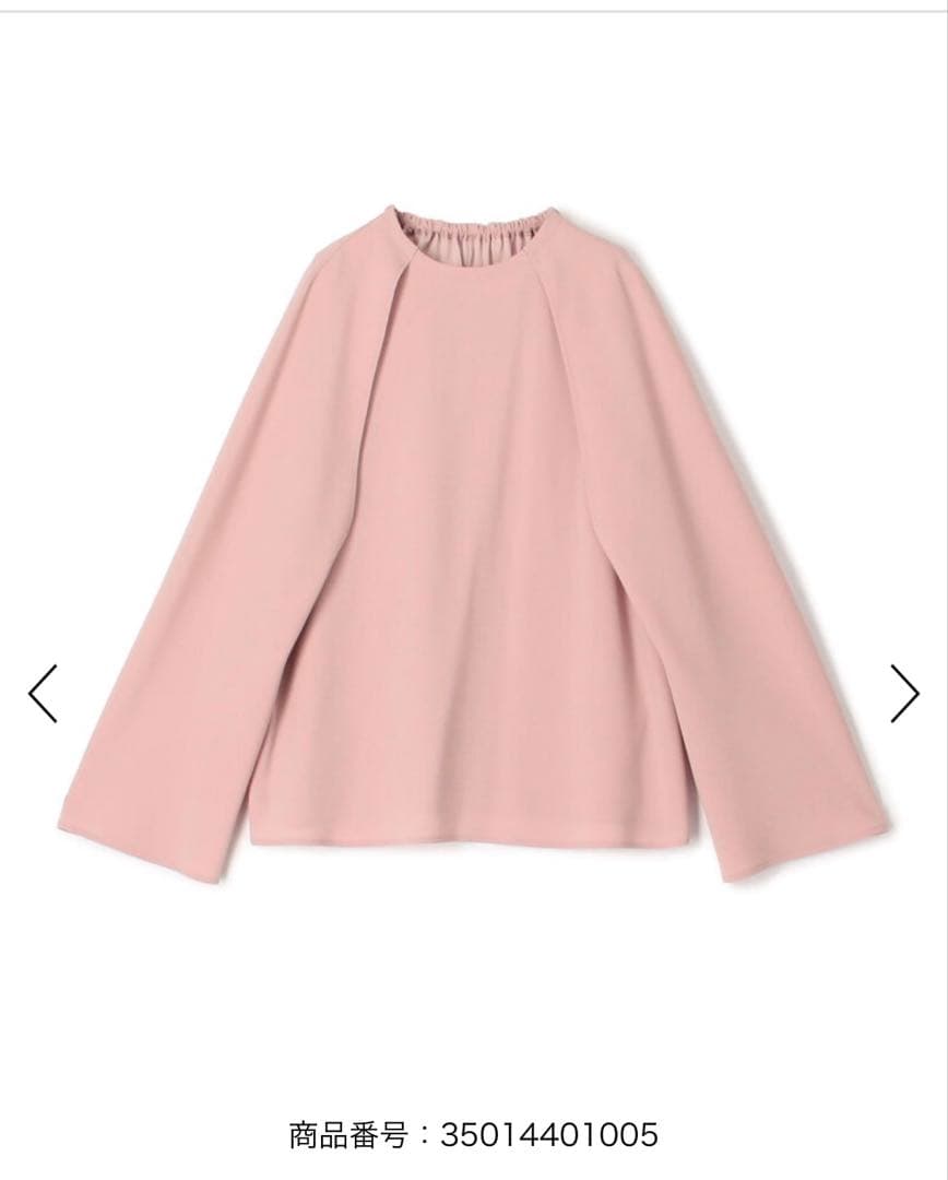 新品未使用】24aw BACCA ジョーゼットサテン 2WAYポンチョブラウス