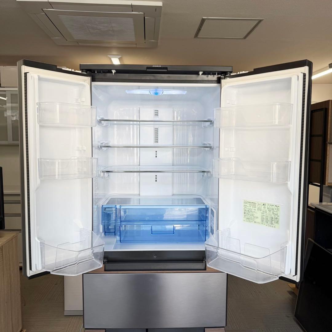 シャープ 2021年製 457L冷蔵庫 人感センサー＆音声案内（しゃべる