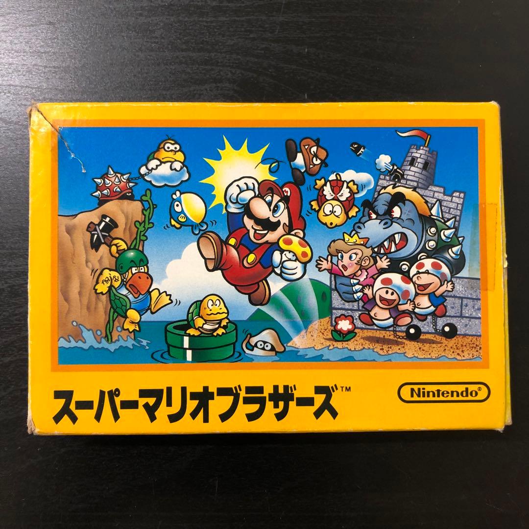 FC ファミコンソフト スーパーマリオブラザーズ 【箱、取扱説明書あり