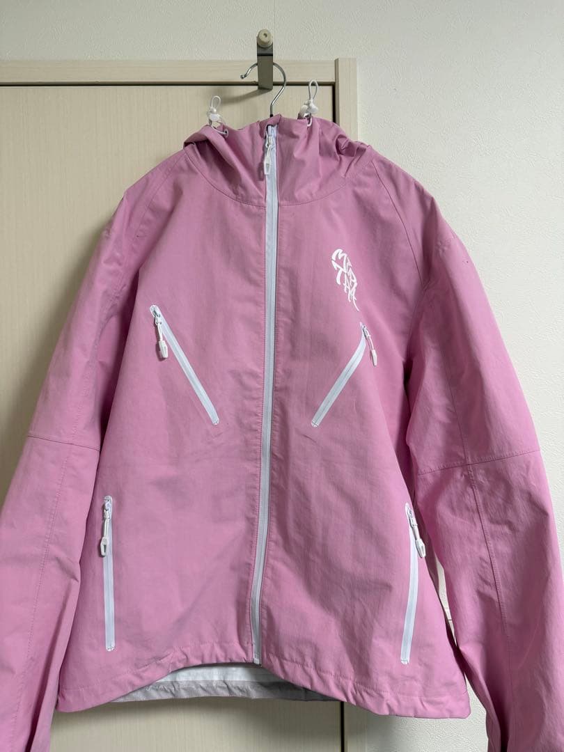 mertra monogram shell jacket(pink) - メルカリ