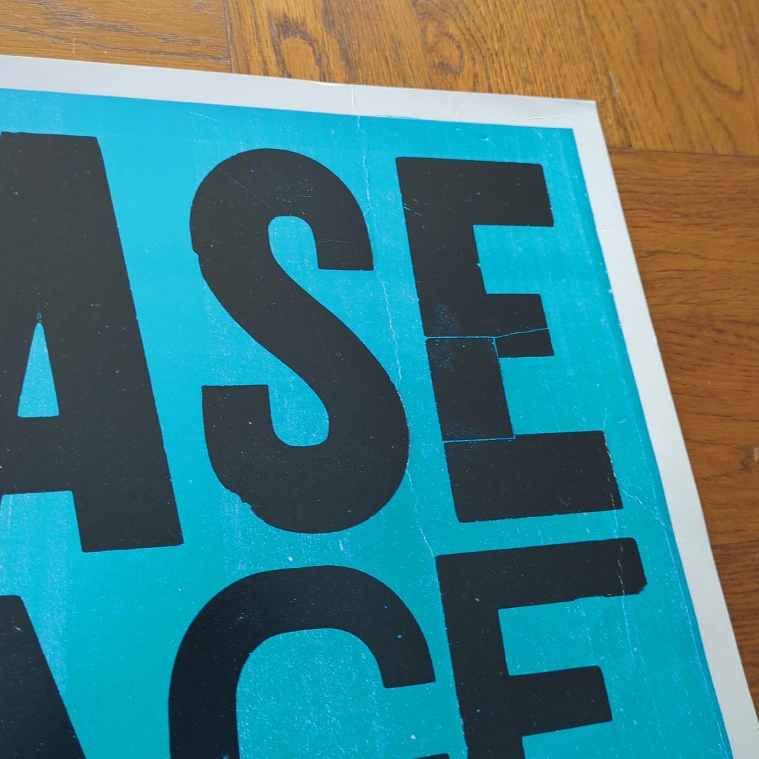 stussy livin' general store ポスター ブルー - メルカリ