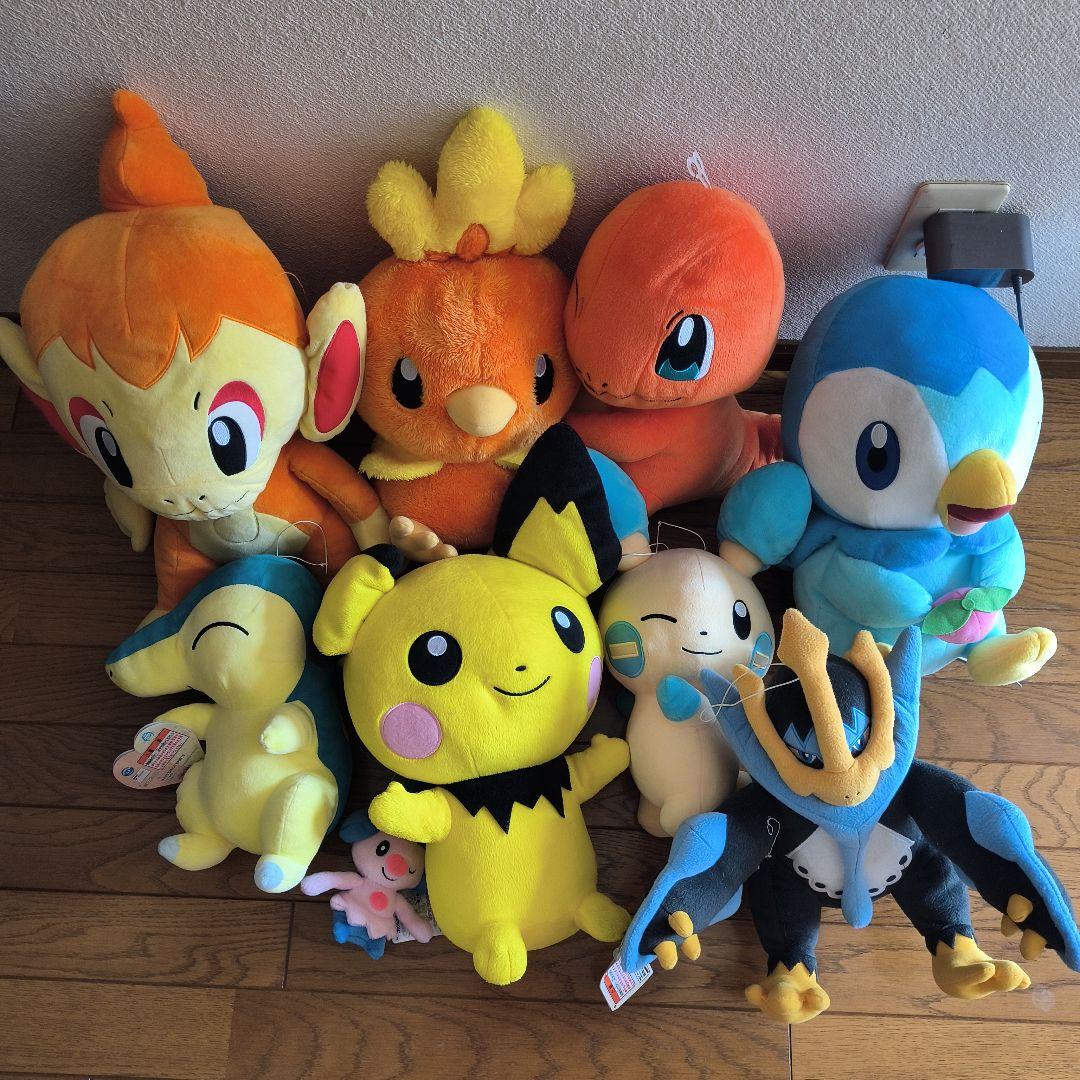 ポケモン ぬいぐるみ 9体セット - メルカリ