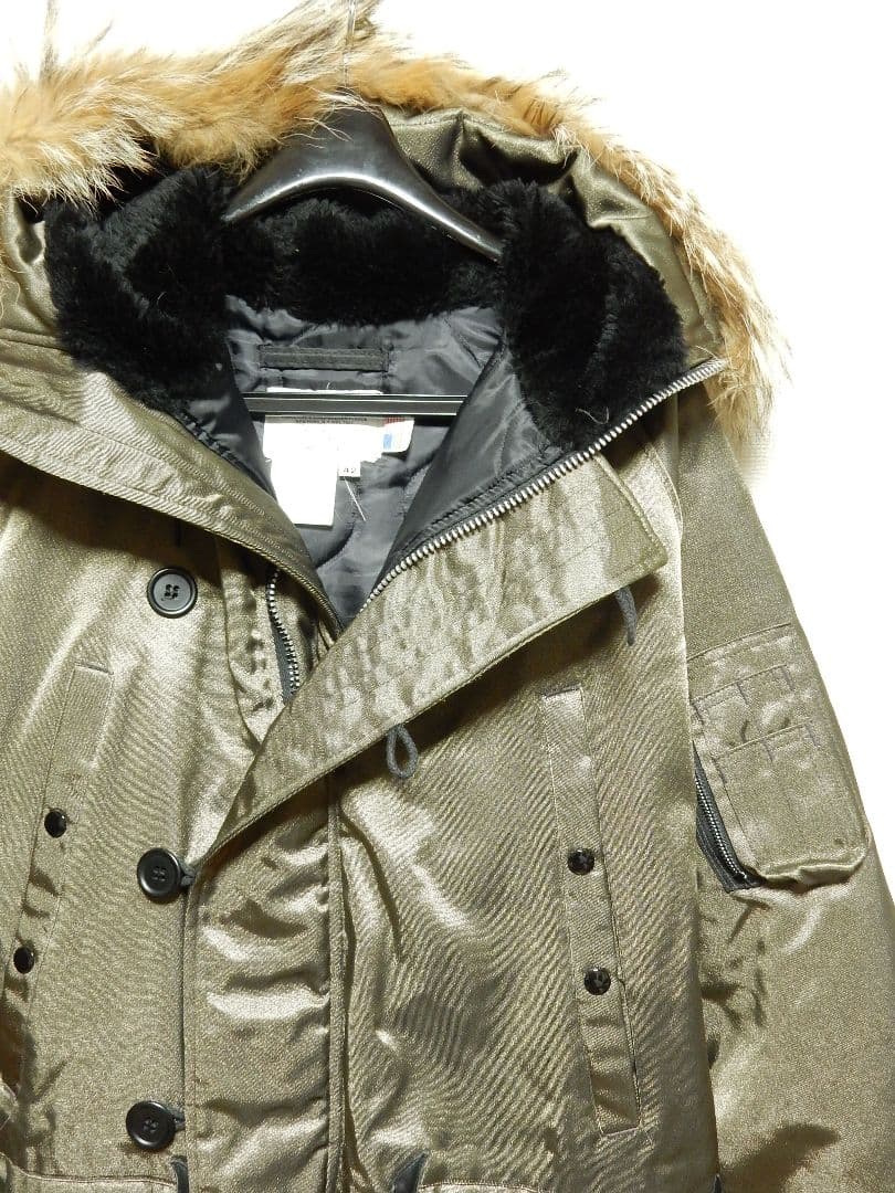 XL相当！廃盤！スピワックSPIEWAKオリーブグリーンN-3Bタイタンクロス