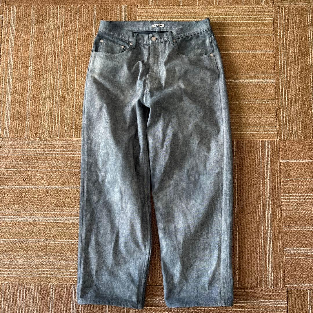 AURALEE オーラリー HARD TWIST DENIM AURALEE HARD TWIST DENIM WIDE PANTS from Japan brand new | eBay