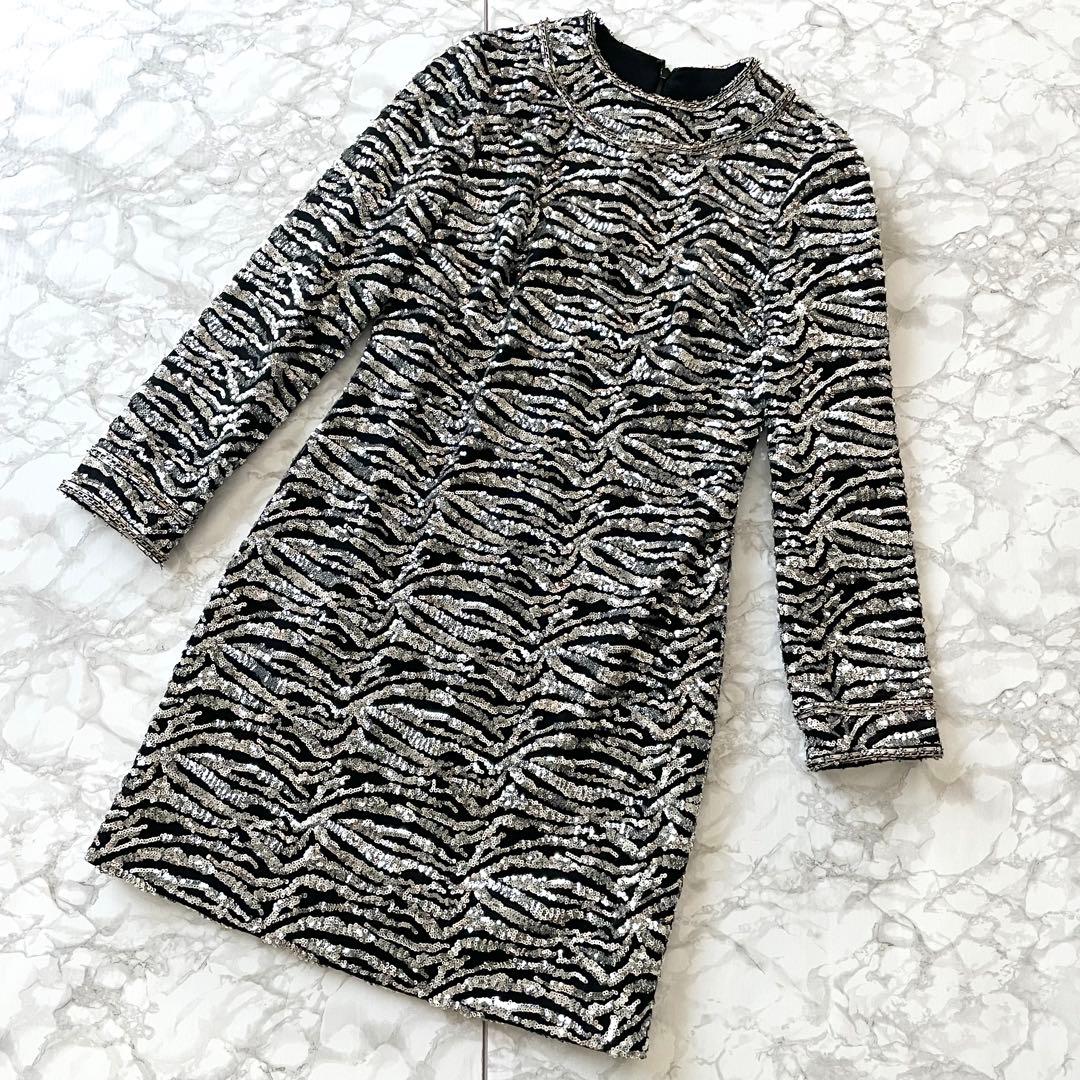 Saint Laurent Paris サンローラン スパンコール ワンピース SAINT LAURENT サンローラン ワンピース 648889 YBOK2 レディース 長袖