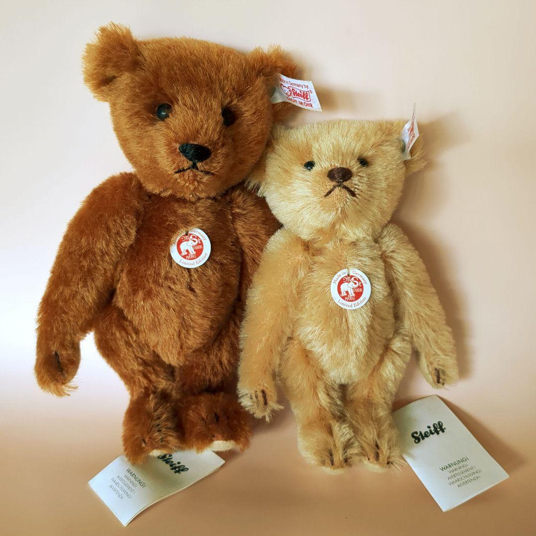 シュタイフ Steiff テディベア ウィリアム＆ヘンリー ブラザーズ 缶