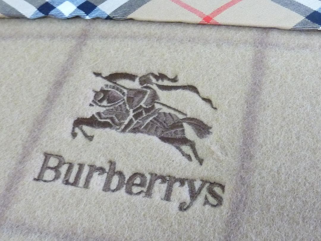 バーバリー 純毛毛布 Burberrys ウールブランケット 140×200cm - メルカリ