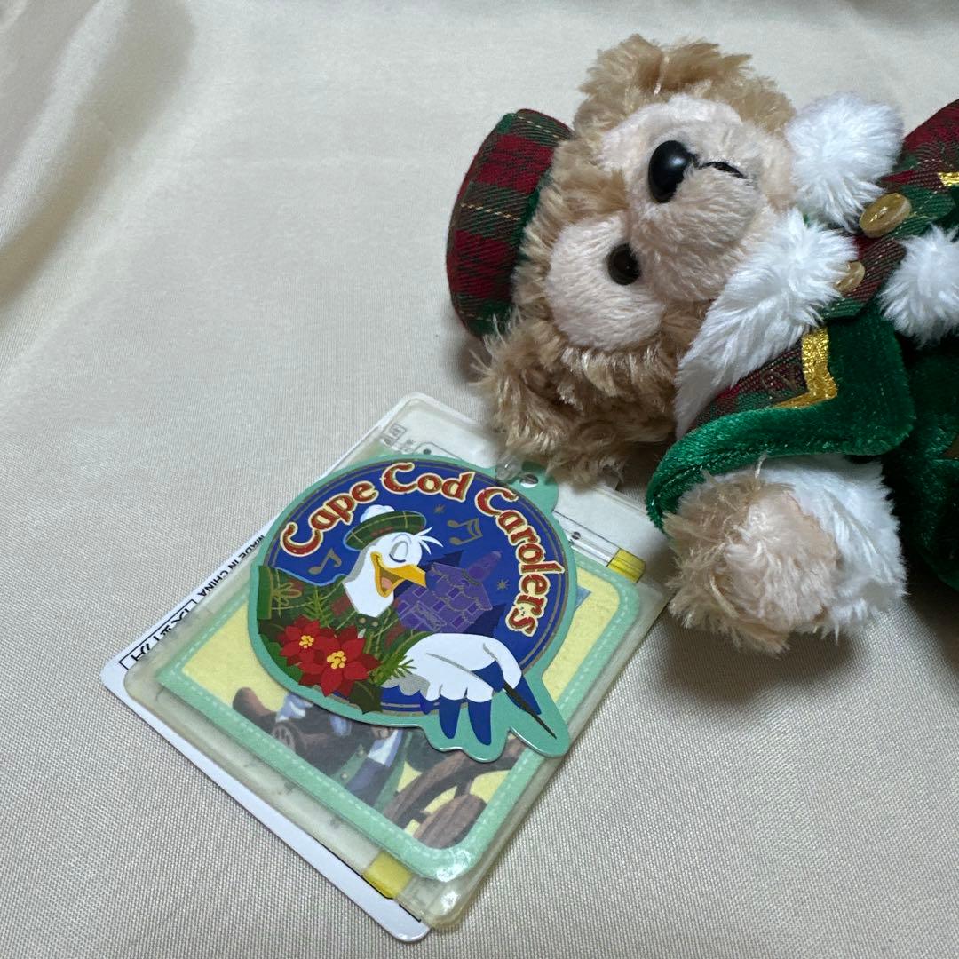 ダッフィー シェリーメイ ぬいぐるみバッジ クリスマス 2点セット