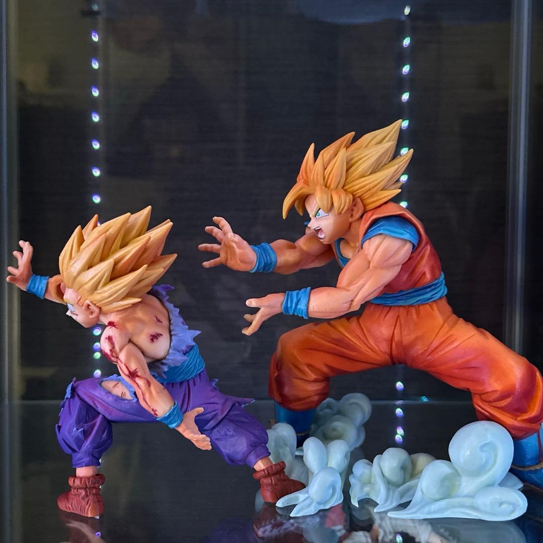 ドラゴンボール 一番くじ A賞 親子かめはめ波 フィギュア リペイント