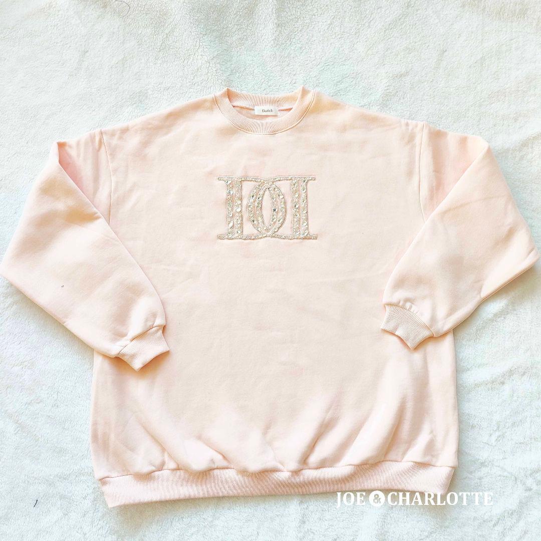 ダーリッチ darich DDロゴビジュースウェットプルオーバー ピンク