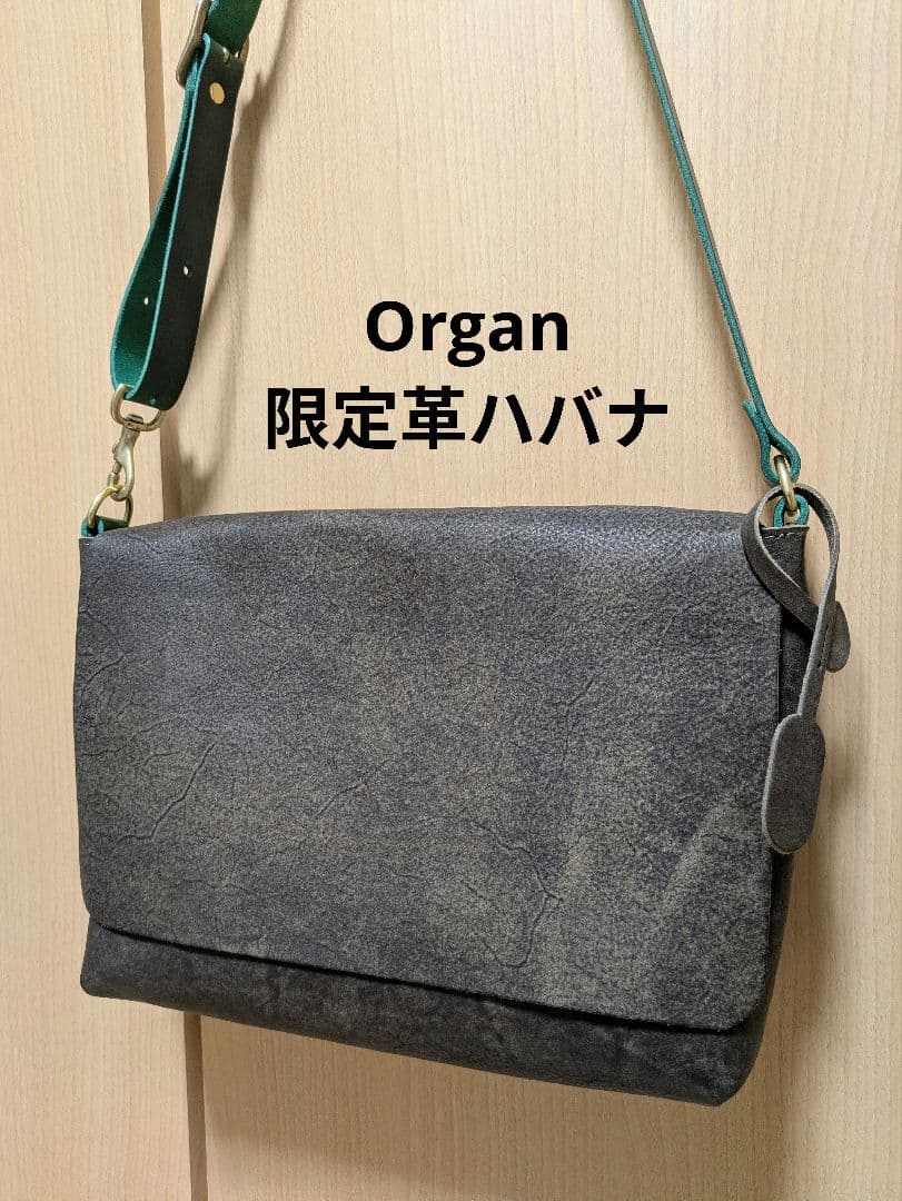 【未使用品】Organ HERZ ショルダーバッグG-37 限定革ハバナ 小さくても必要なモノが入る総かぶせ革製ショルダーバッグ / 革鞄の