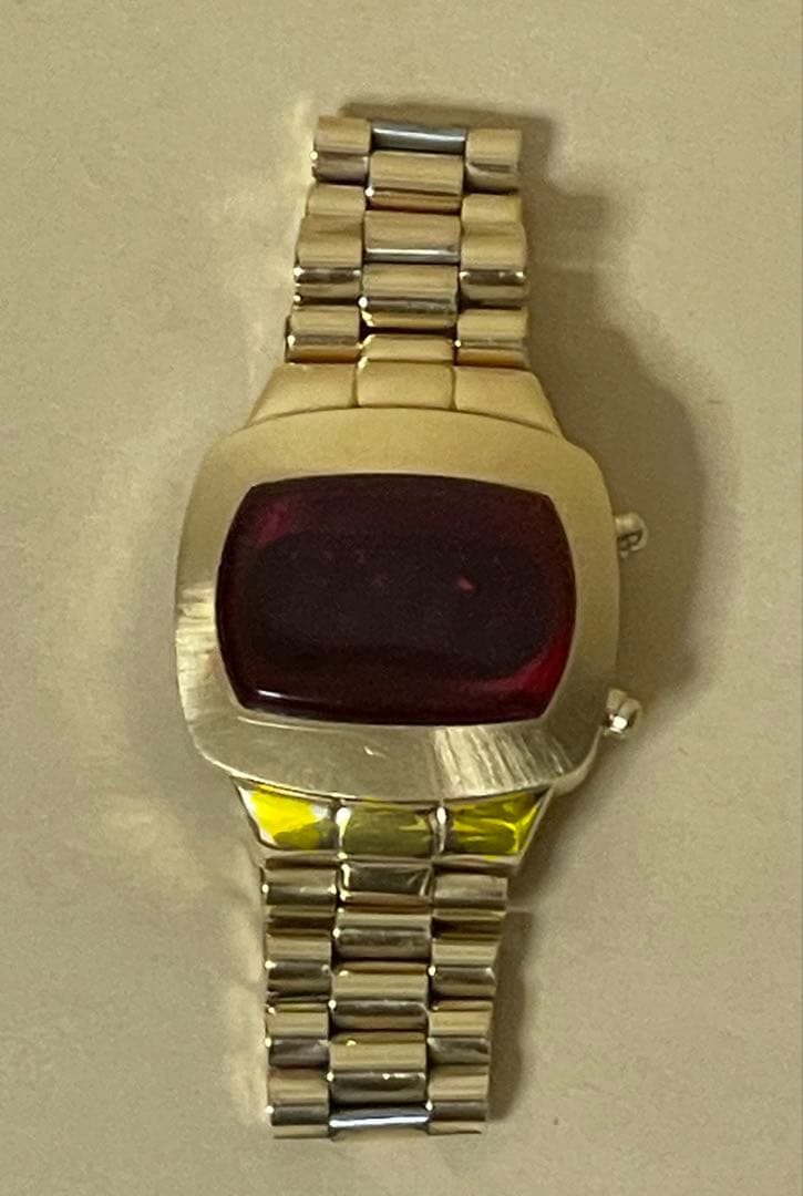 EAGLE USA LED 腕時計　デジタル腕時計　イーグル 新品 デッドストック EAGLE USA LED ウォッチ 腕時計 ゴールドの通販