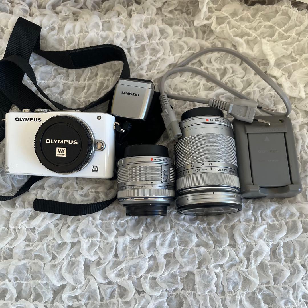 OLYMPUS PEN E-PL3 ダブルズームキット オリンパス OLYMPUS PEN Lite E-PL3 ダブルズームキット [ブラック