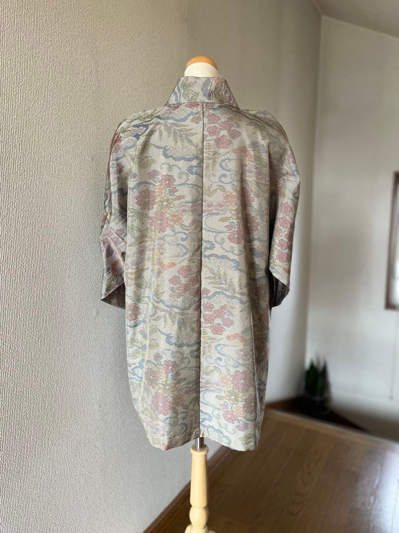 まみこ様♡本場奄美大島紬 作務衣　登録商標付き　古典華（秋竹梅）大人お洒落上衣