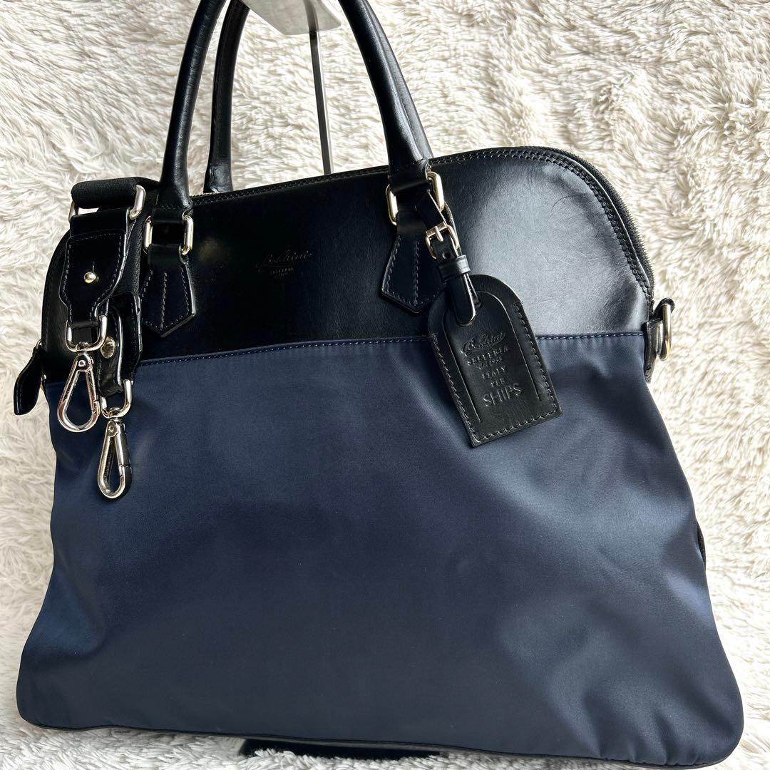 極美品！ボルドリーニセレリア×シップス リモンタナイロン ビジネス