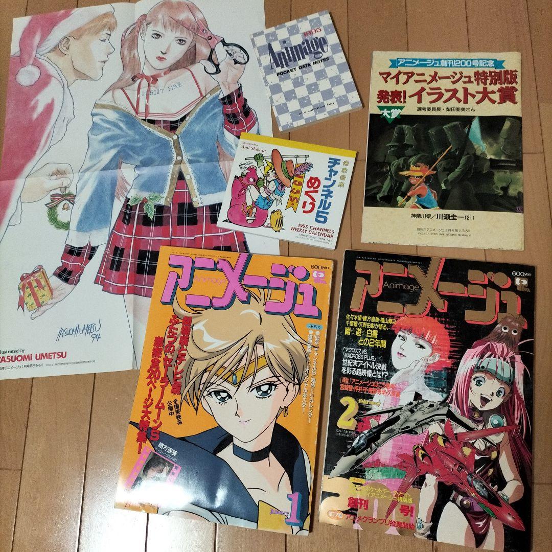 新品同様】アニメージュ〈12冊セット〉1995年1月号〜12月号 ふろく付き