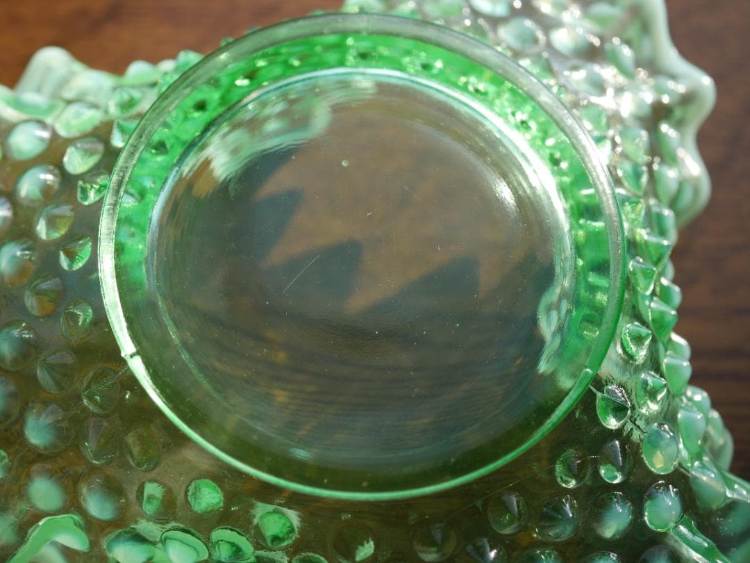 フェントン1940年 稀少 グリーンオパールセントホブネイル ウラン