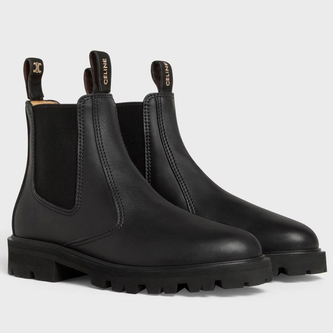 CELINE】マーガレット チェルシーブーツ 37 - メルカリ