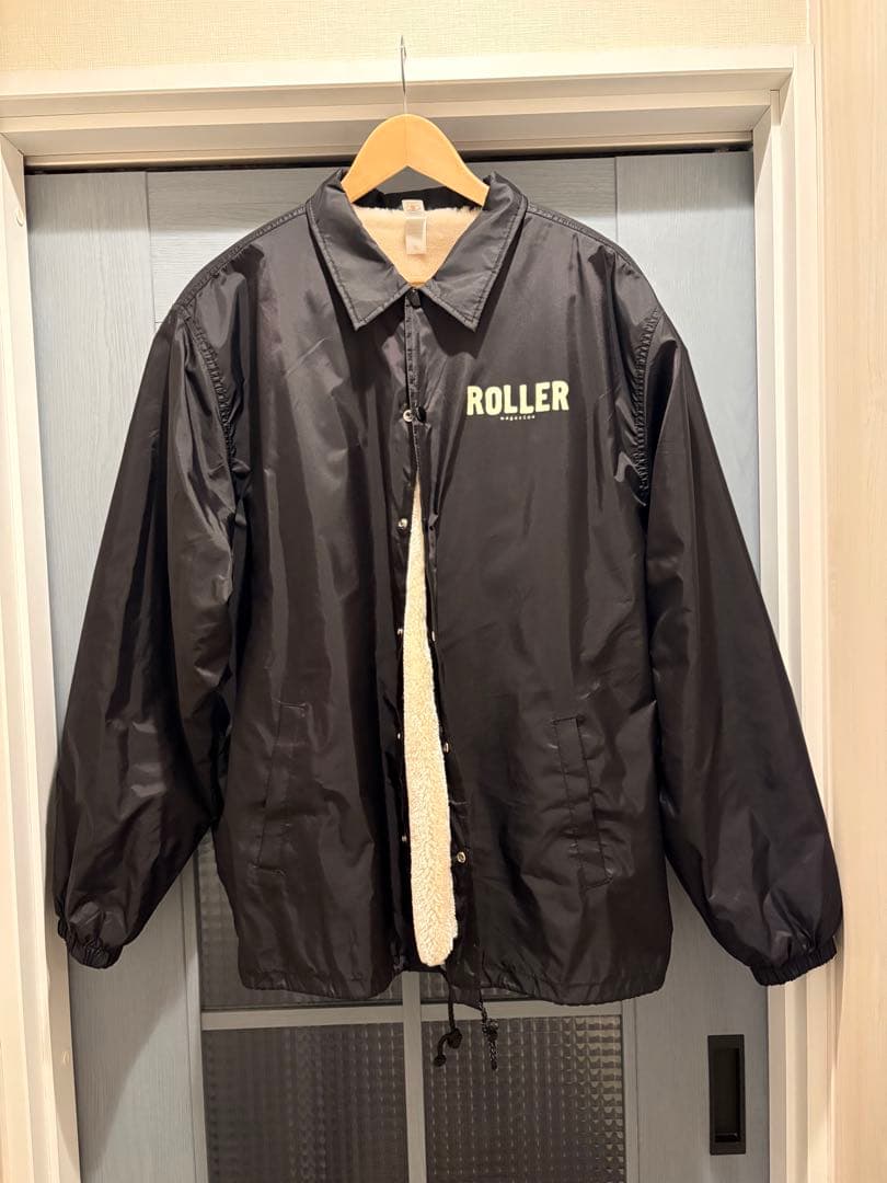 ローラーマガジン　コーチジャケット　裏ボア ROLLER Boa-lined Coach Jacket – ROLLER magazine