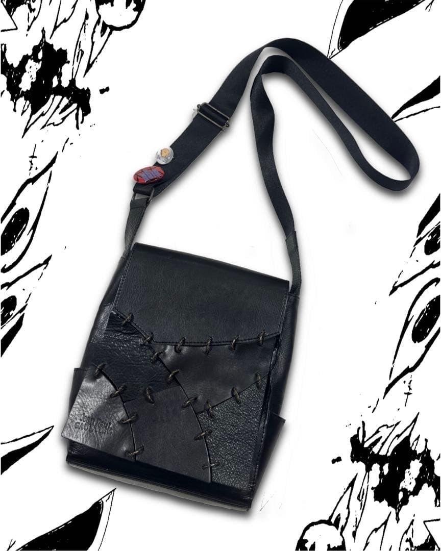 Jean Paul Gaultier パッチワーク ショルダーバッグ Jean Paul Gaultier パッチワーク ショルダーバッグ Jean Paul