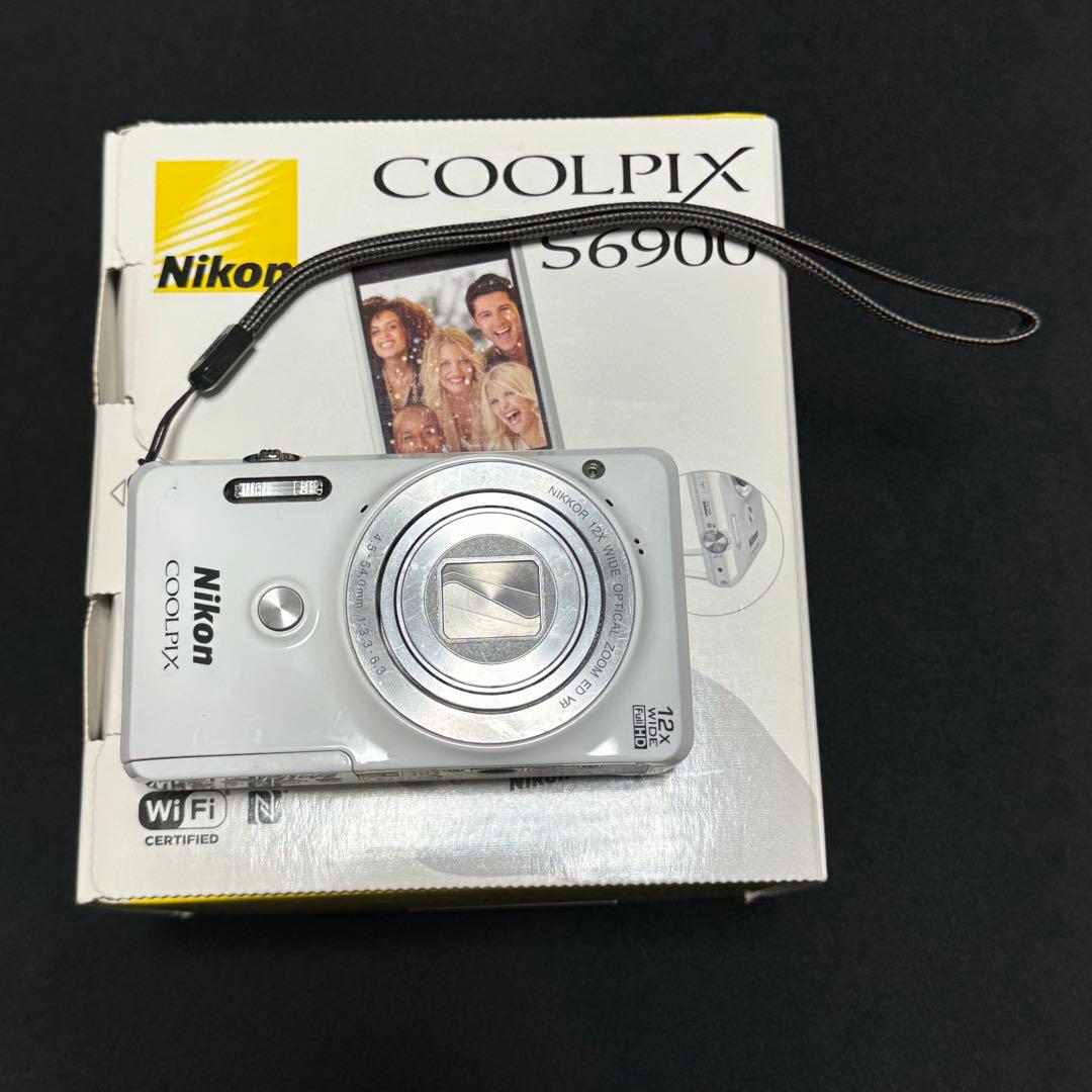 断*離様 COOLPIX S6900 白ホワイト Nikon Coolpix S6900 White Digital Camera | eBay