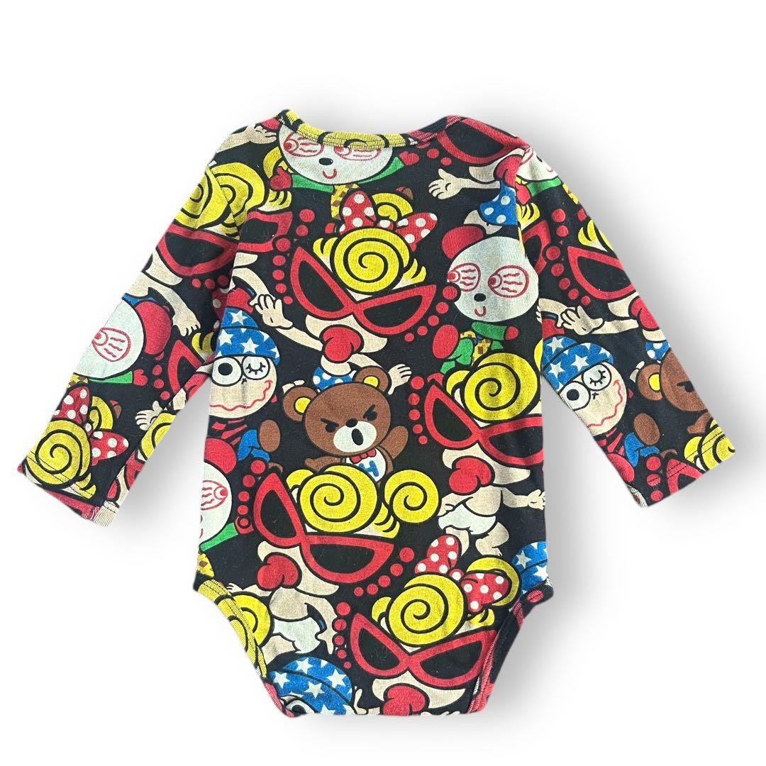 HYSTERIC MINI ヒステリックミニ ヒスミニ ロンパース 総柄 70 - メルカリ