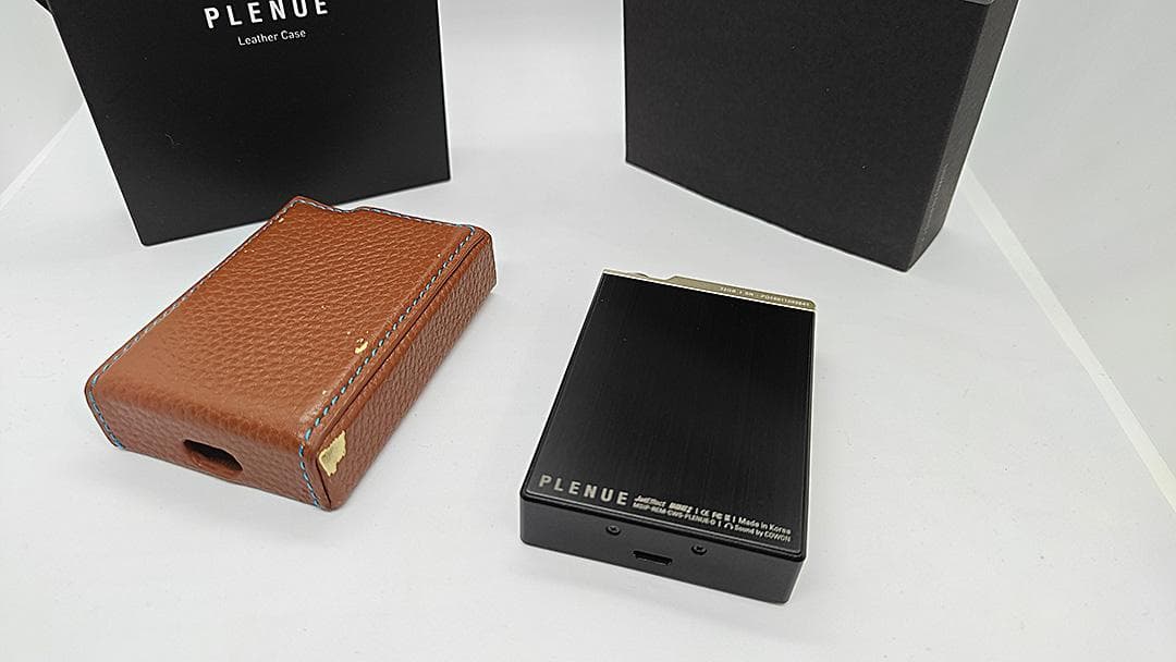 COWON PLENUE D gold 保護ガラス装着済み 保護ケース付きの通販はau