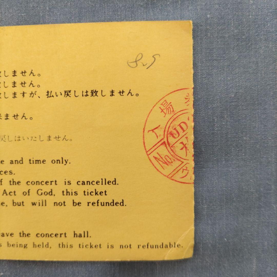 KISS 1977年初来日コンサートチケット半券 - メルカリ