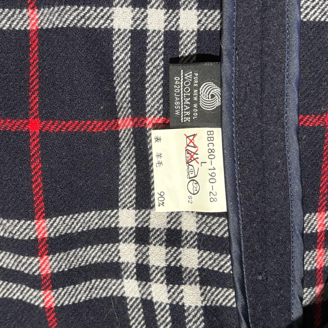 未使用級 BURBERRY バーバリーロンドン ダッフルコート L カシミヤ混