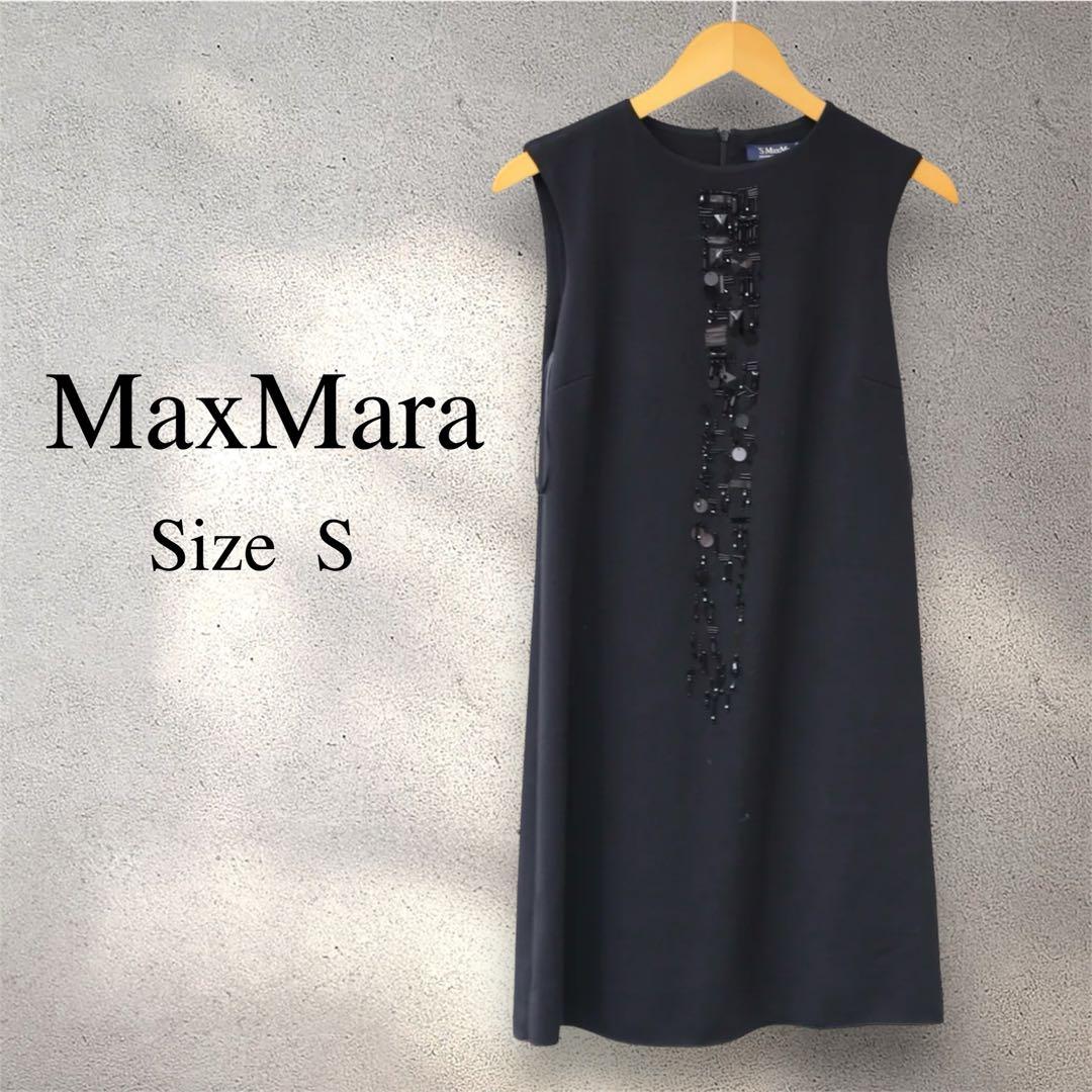 \美シルエット/ S MaxMara マックスマーラ Iラインワンピース ドレス S MAXMARA（エスマックスマーラ） エス マックスマーラ ワンピース